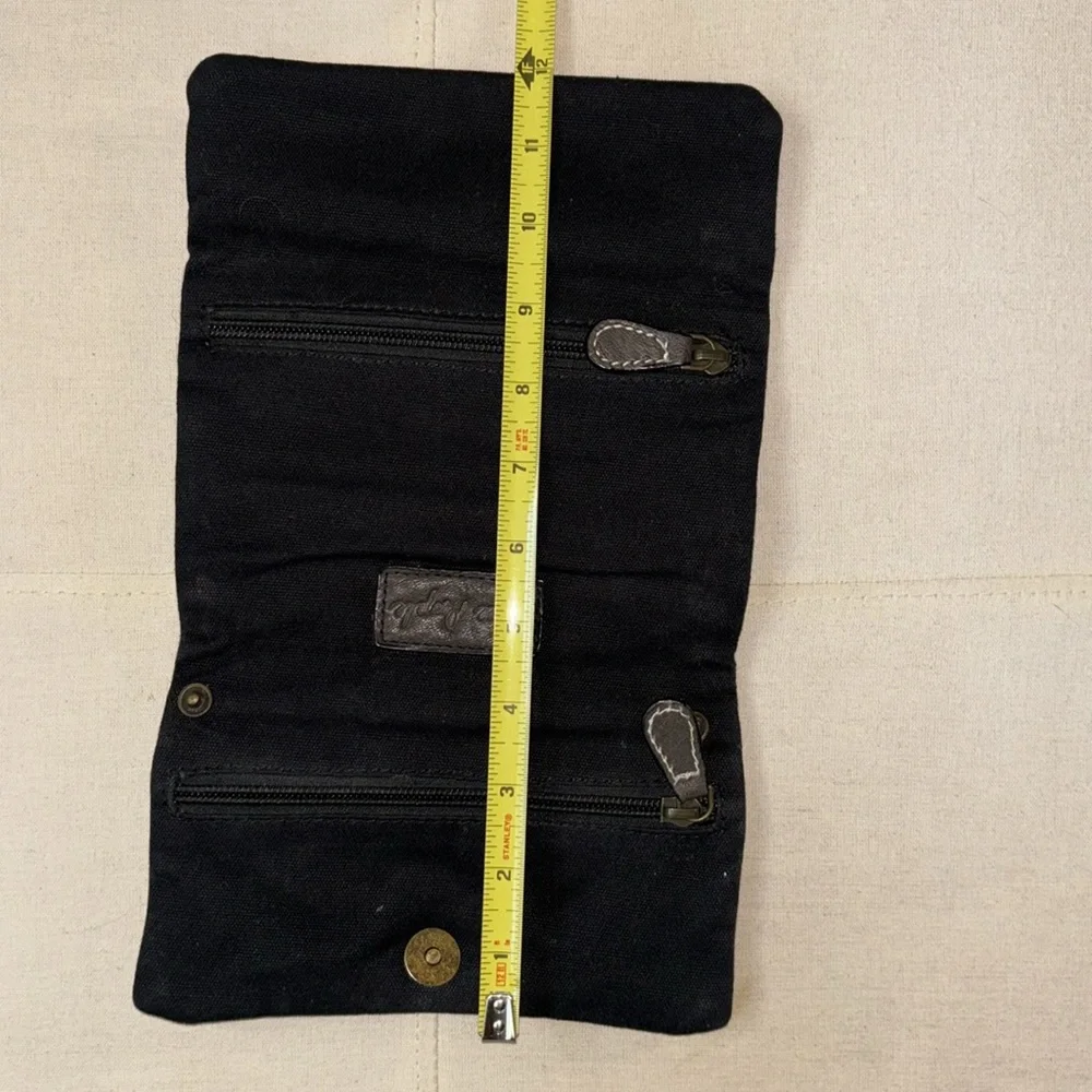 Free People Brown Fold-Over Leather Wallet - Picture 10 of 13